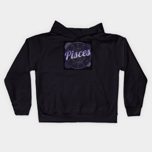 Pisces Zodiac Astrology Kids Hoodie